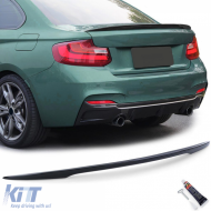 image-33-Sport Performance Heckspoiler Lip Gloss Black geeignet für BMW 2er Serie F22 Coupe