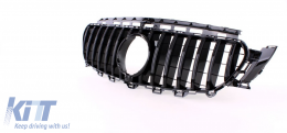 Sport radiator grille black gloss fits for Mercedes E W213 S213 C238 A238 16-20-image-6264090