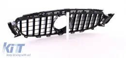 Sport radiator grille black gloss fits for Mercedes E W213 S213 C238 A238 16-20-image-6264093