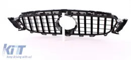 Sport radiator grille black gloss fits for Mercedes E W213 S213 C238 A238 16-20-image-6264094