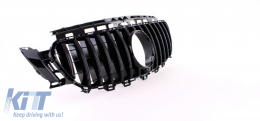 Sport radiator grille black gloss fits for Mercedes E W213 S213 C238 A238 16-20-image-6264097