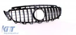 Sport radiator grille black gloss fits for Mercedes E W213 S213 C238 A238 16-20-image-6264098