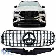 Sport radiator grille black gloss for Mercedes GLE V167 Coupe C167 from 2023 with AMG - ODGM6014257