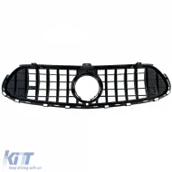 Sport radiator grille black gloss for Mercedes GLC X254 also Coupe C254 from 2022-image-6257540