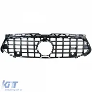 Sport radiator grille black gloss for Mercedes A-Class W177 V177 from 2022-image-6277570