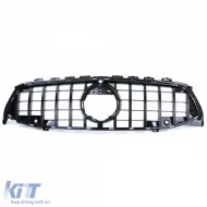 Sport radiator grille black gloss suitable for Mercedes CLA C118 X118 2019-2022-image-6257792