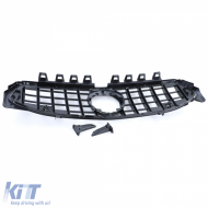 Sport radiator grille black gloss suitable for Mercedes CLA C118 X118 2019-2022-image-6257794