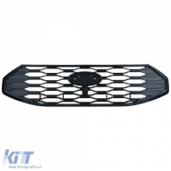 Sport radiator grille black matt suitable for Ford Tourneo Transit Custom from 2023-image-6210880