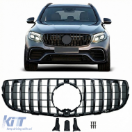 Sport radiator grille front grill gloss black for Mercedes GLC X253 C253 2015-2019 - ODGM6015371