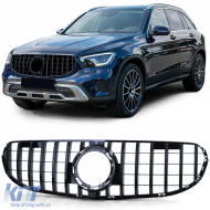 Sport radiator grille gloss black for Mercedes GLC X253 C253 without sport package 19-22 - ODGM6013500