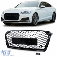 Sport radiator grille grill glossy black suitable for Audi A5 F5 from 16 - ODGA6029991