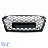 Sport radiator grille grill glossy black suitable for Audi A5 F5 from 16-image-6277132