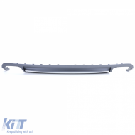 Sport rear diffuser insert bumper for Audi A4 B8 Sedan Avant 07-11-image-6257530