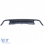 Sport rear diffuser insert bumper for Audi A4 B8 Sedan Avant 07-11-image-6257531