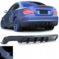 Sport rear diffuser Performance gloss black suitable for BMW 1 Series E82 E88 07-13 - ODRBDB6013645