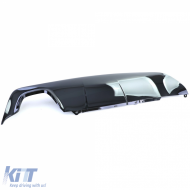 Sport rear diffuser Performance gloss black suitable for BMW 5 Series E60 E61 03-10-image-6264157