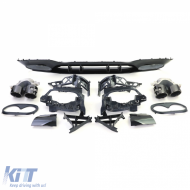 Sport rear diffuser set with black tailpipes for Mercedes A-Class W177 from 18-image-6264049