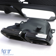 Sport rear diffuser with black tailpipes for Mercedes GLE W166 15-18-image-6257221
