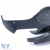 Sport rear diffuser with black tailpipes for Mercedes GLC Coupe C253 2016-2019-image-6257359