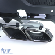 Sport rear diffuser with black tailpipes for Mercedes GLE Coupe C167 from 19-image-6257620