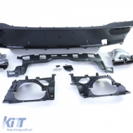 Sport rear diffuser with black tailpipes for Mercedes GLE Coupe C167 from 19-image-6257621