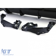 Sport rear diffuser with black tailpipes for Mercedes CLA C117 13-19-image-6257698