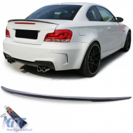 image-65-Sport rear spoiler black gloss with ABE fits BMW E82 Coupe Facelift 07-13