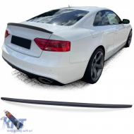 Sport rear spoiler lip black matte with ABE fits Audi A5 8T 8F 07-16