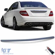 image-50-Sport rear spoiler lip for Mercedes C-Class W204 sedan 2007-2015