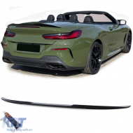 Sport rear spoiler lip gloss black suitable for BMW 8 Series G14 F91 Convertible from 18 - ODSB6014326