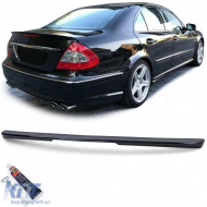 Sport rear spoiler lip gloss black with ABE for Mercedes E W211 sedan 03-08 - ODSM6012585
