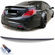 Sport rear spoiler lip gloss black with ABE for Mercedes S-Class W222 13-20 - ODSM6014628
