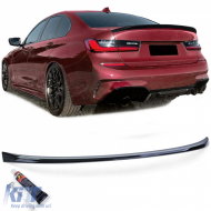 image-51-Sport rear spoiler lip gloss black with ABE suitable for 3 Series BMW G20 2019-2022