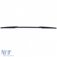 Sport rear spoiler lip matte black suitable for Audi A3 S3 RS 8V sedan 13-21-image-6264064
