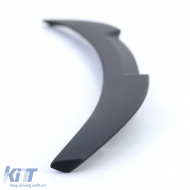 Sport rear spoiler lip matte black suitable for Audi A3 S3 RS 8V sedan 13-21-image-6264066