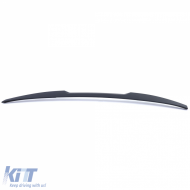 Sport rear spoiler lip matte black suitable for Audi A3 S3 RS 8V sedan 13-21-image-6264067