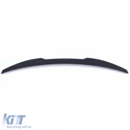 Sport rear spoiler lip matte black suitable for Audi A3 S3 RS 8V sedan 13-21-image-6264068