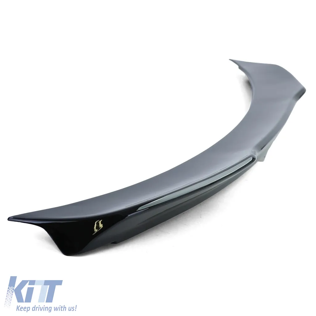 Sport rear spoiler performance black gloss for Ford Mustang coupe 14-20