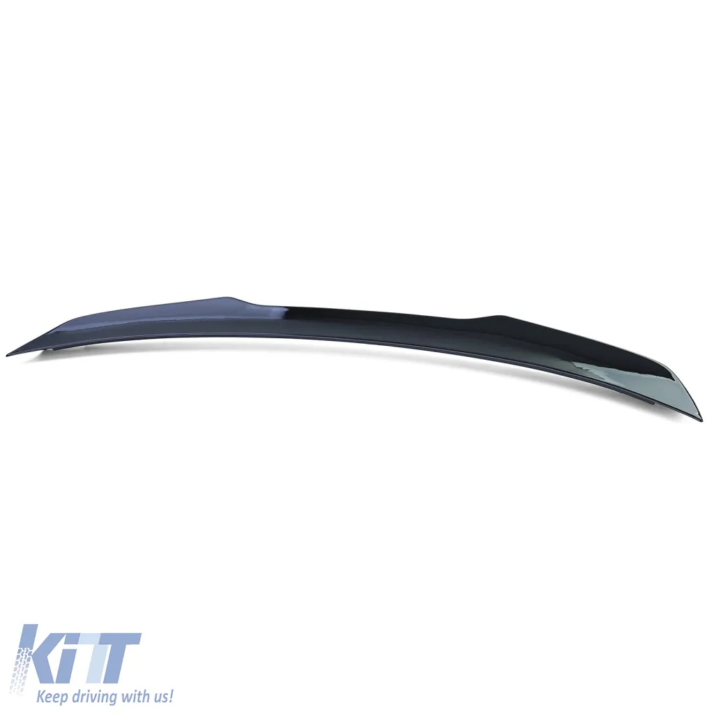 Sport rear spoiler performance black gloss for Ford Mustang coupe 14-20