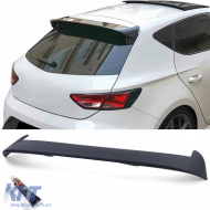 image-32-Sport roof rear spoiler performance black matte suitable for Seat Leon 3 5F 12-20