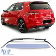 image-78-Sport roof spoiler rear spoiler black gloss for VW Golf 7 sedan 2012-2017