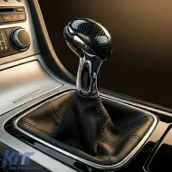 Sport-Schaltknauf Spirit in Carbon-Optik, geeignet für VW Golf 2 3 Jetta Polo 86C 6N Corrado-image-6209440