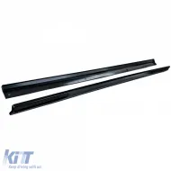 Sport side skirts gloss black fits for VW Golf 5 2003-2008-image-6327486