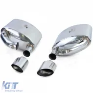 image-23-Sport stainless steel rear silencer exhaust with tailpipes for Porsche 911 993 94-96