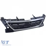 Sport upgrade grille with chrome frame for Seat Leon 5F model FR 2017-2020-image-6278000