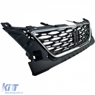 Sport Upgrade Kühlergrill mit Chromrahmen geeignet für Seat Leon FR 5F 2012-2016-image-6209033