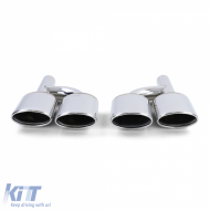 Sportauspuffendrohre aus Edelstahl, geeignet für Mercedes W204 W211 W164 W166 W221 R230-image-6278921