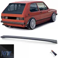 image-75-Sportdachspoiler, Heckspoiler, schwarz matt, geeignet für VW Golf 1 74-85, auch GTI