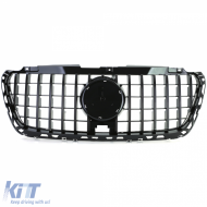 Sportfrontgrill in Schwarz Hochglanz, geeignet für Mercedes Sprinter W907 910 ab 18-image-6204015