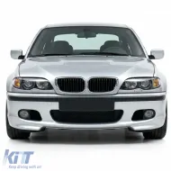 Sportfrontstoßstange + ABE + klare Nebelscheinwerfer geeignet für BMW E46 Sedan Touring LCI-image-6210037